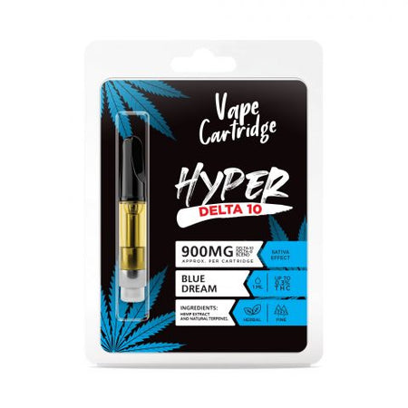 Blue Dream Cartridge - Delta 10 THC Hyper 900mg (1ml) Best Sales Price - Vape Cartridges