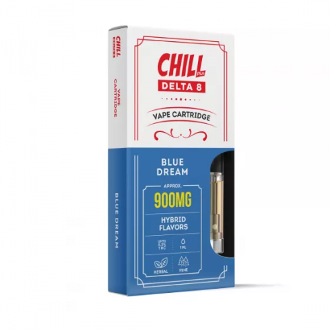 Blue Dream Cartridge - Delta 8 THC Chill Plus 900mg (1ml) Best Sales Price - Vape Cartridges