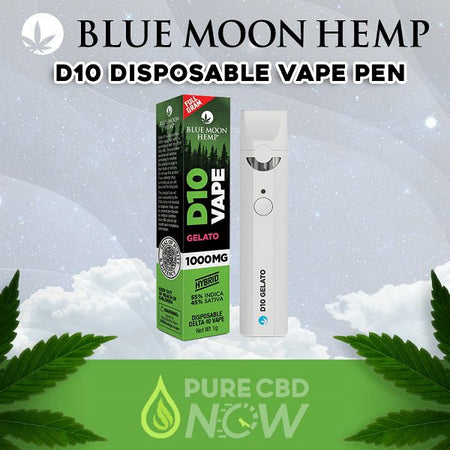 Blue Moon Hemp Delta 10 Disposable Vape Pen 1 Gram Best Sales Price - Vape Pens