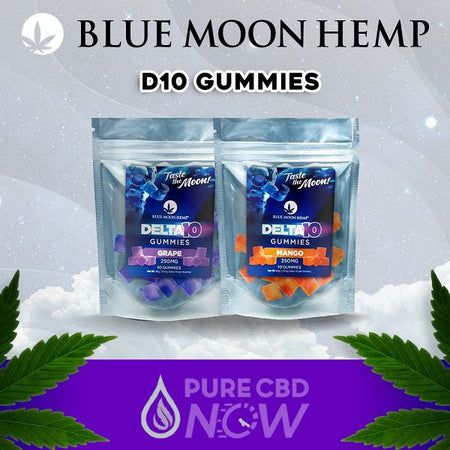 Blue Moon Hemp Delta 10 Gummies 250mg/10ct Best Sales Price - Gummies