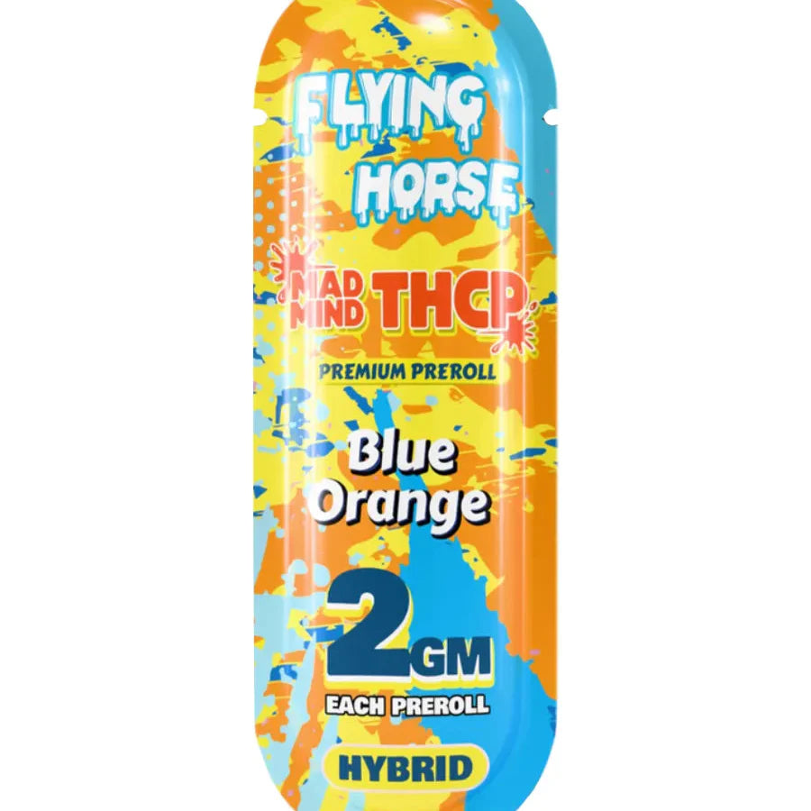 Blue Orange Flying Horse Mad Mind THCP Premiumm Pre-Roll 2GM