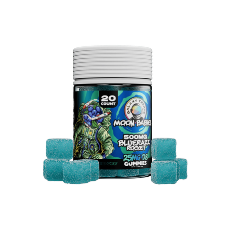Galaxy Treats Bluerazz Rocket D8 Gummies (20ct) Best Sales Price - Gummies