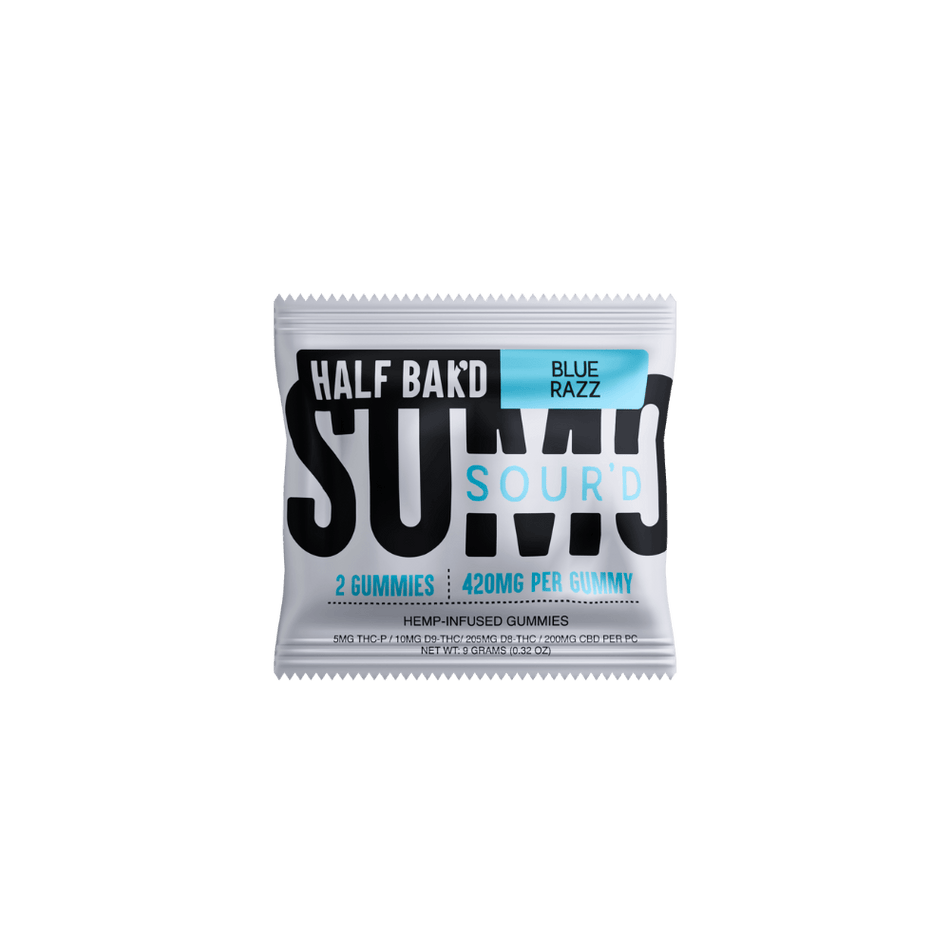 Half Bak’d Blue Razz | SOUR'D SUMO Gummies