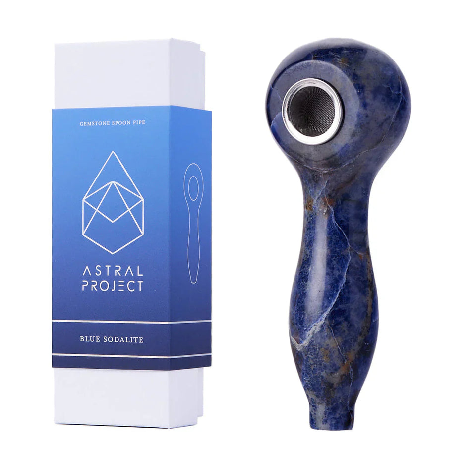 Astral Gemstone Spoon Pipes-30% OFF