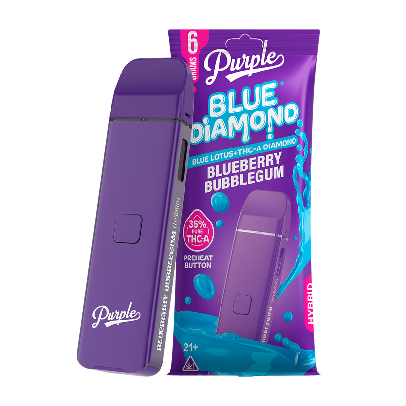 Purple Organics Blue Diamond Disposable THCA – 6 Grams