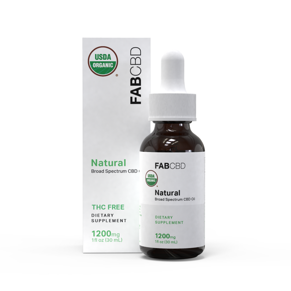 FAB CBD Broad Spectrum CBD Oil  - 3 Pack