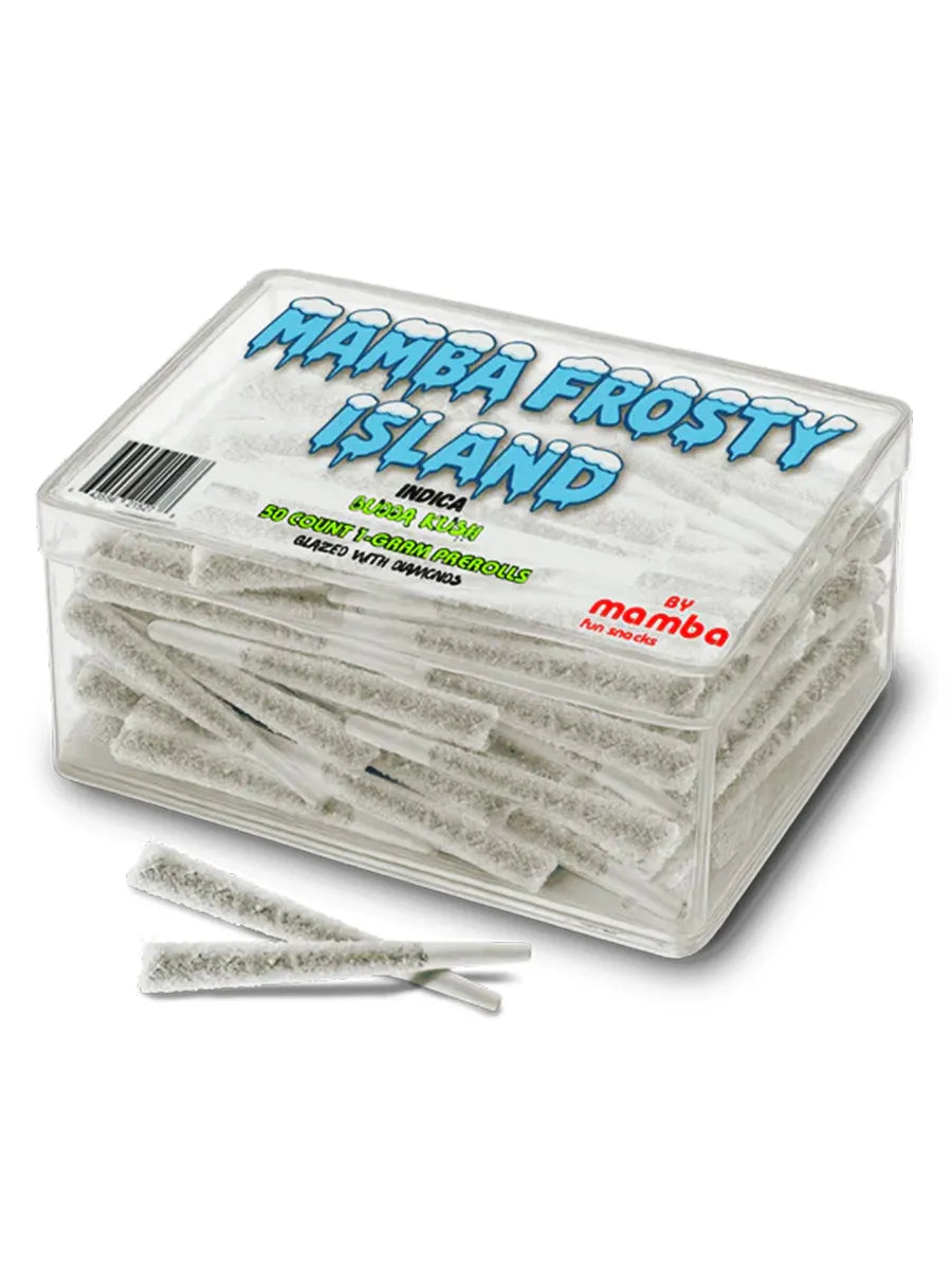 Budda Kush Mamba Frosty Island Glazed With Diamonds Pre-Rolls 50ct 1G