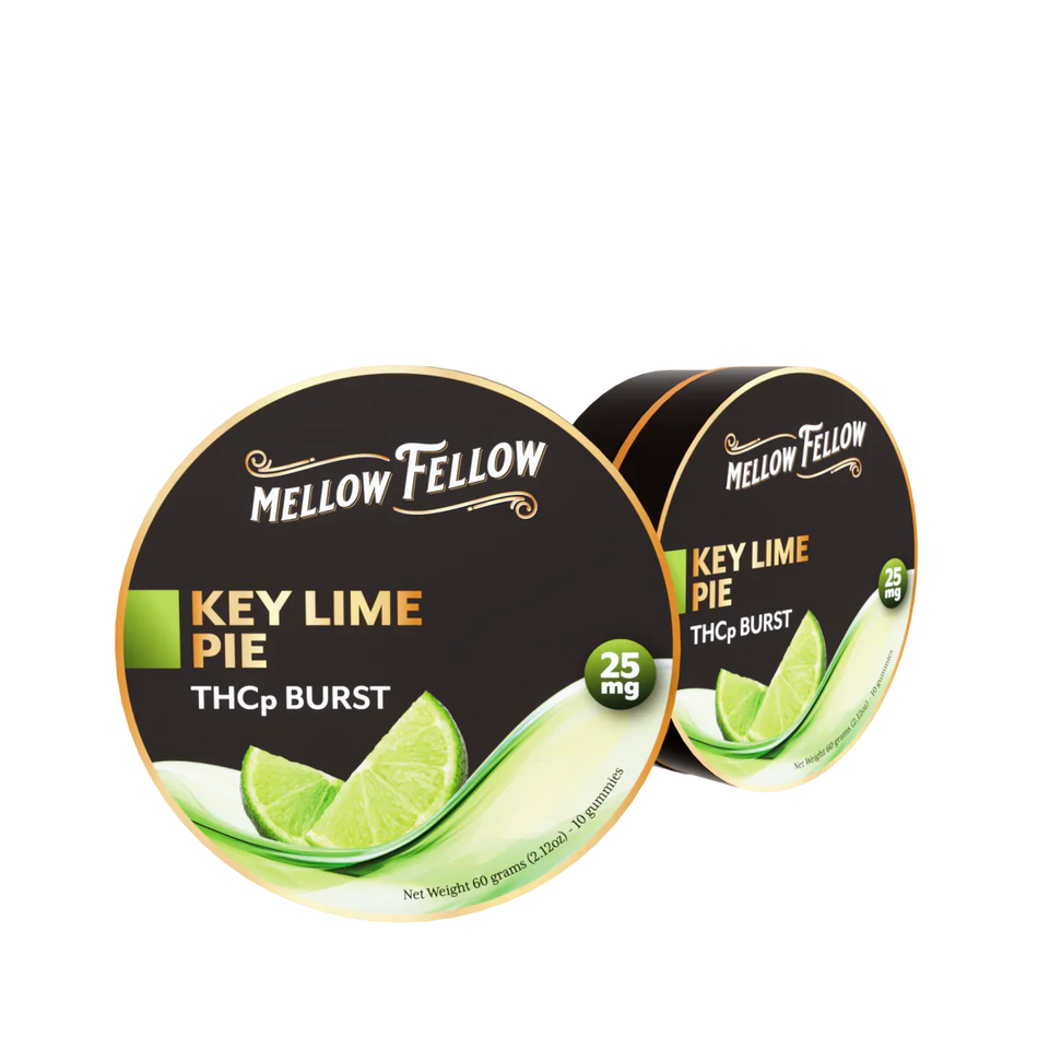 Mellow Fellow THCp Bursts Edibles - Key Lime Pie - 25mg