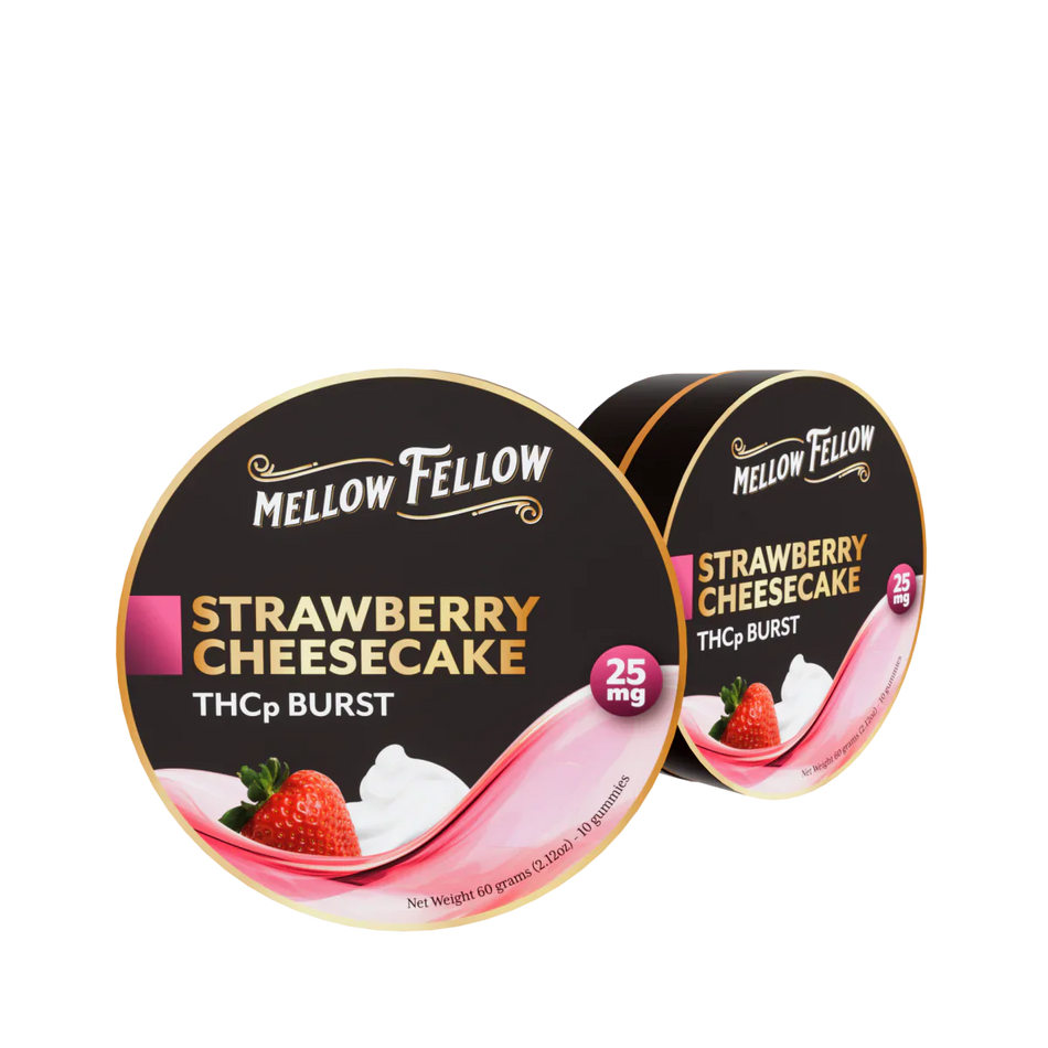 Mellow Fellow THCp Bursts Edibles - Strawberry Cheesecake - 25mg