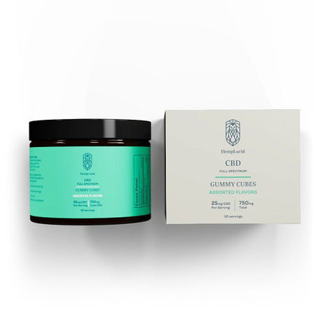 Hemplucid CBD Gummies Cubes 25mg Per Piece Best Sales Price - Gummies