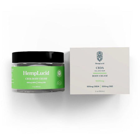 Hemplucid Topical CBDA Full-Spectrum Body Cream 1000mg Best Sales Price - Beauty