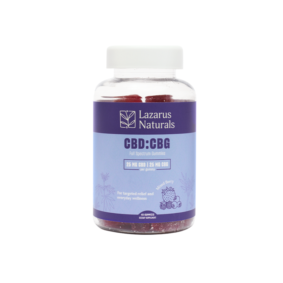 Lazarus Naturals CBD+CBG GUMMIES