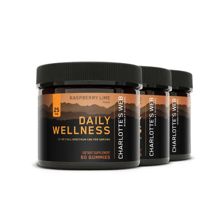 Charlotte's Web Daily Wellness Gummies 25mg| Charlottes Web Best Sales Price - Gummies
