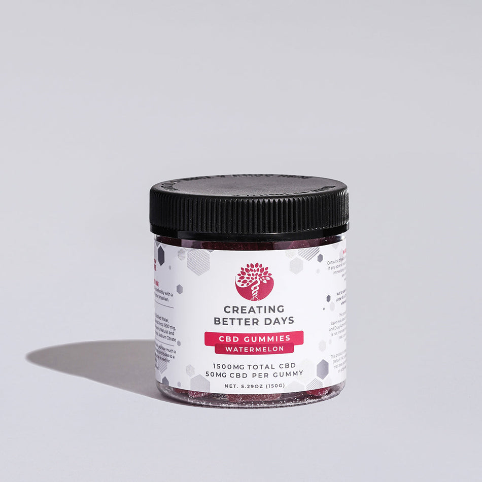 Watermelon CBD Gummies 1500 MG  - THC Free