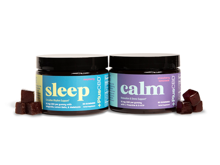 PlusCBD Night Sleep & Daytime Calm Gummies 60CT Bundle Best Sales Price - Gummies