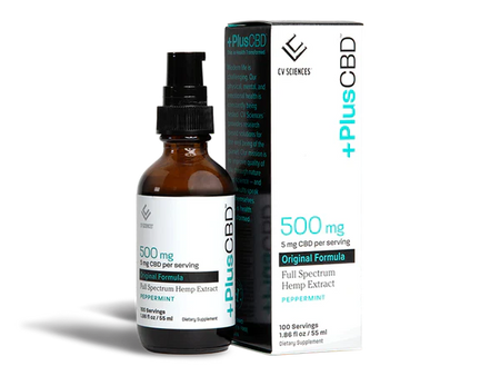 PlusCBD CBD SPRAY 500MG 1.86OZ PEPPERMINT Best Sales Price - Topicals