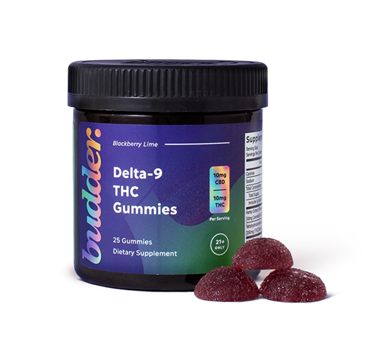 Joy Organics 10mg Delta 9 THC Gummies (Blackberry Lime)