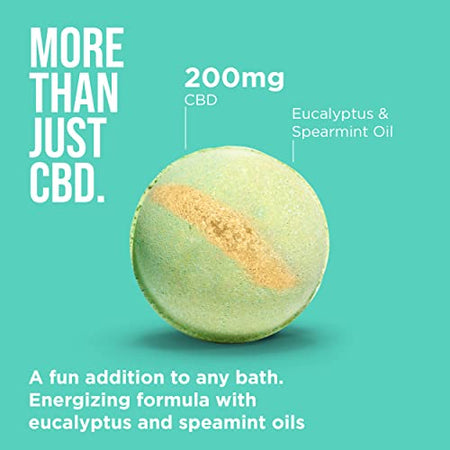 CBDfx 200mg CBD High Strength Soothing Bath Bomb Lavender Single Best Sales Price - Beauty
