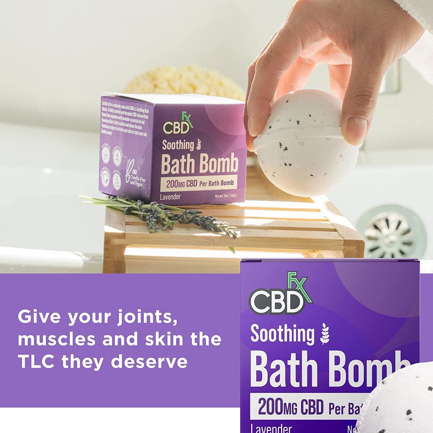 CBDfx CBD BATH BOMB - RECHARGE EUCALYPTUS 200MG Best Sales Price - Beauty
