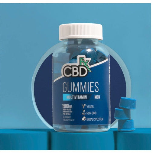 CBDfx CBD Gummies - Broad Spectrum Mens Multivitamin Gummies - 25MG - 1500MG Best Sales Price - Gummies