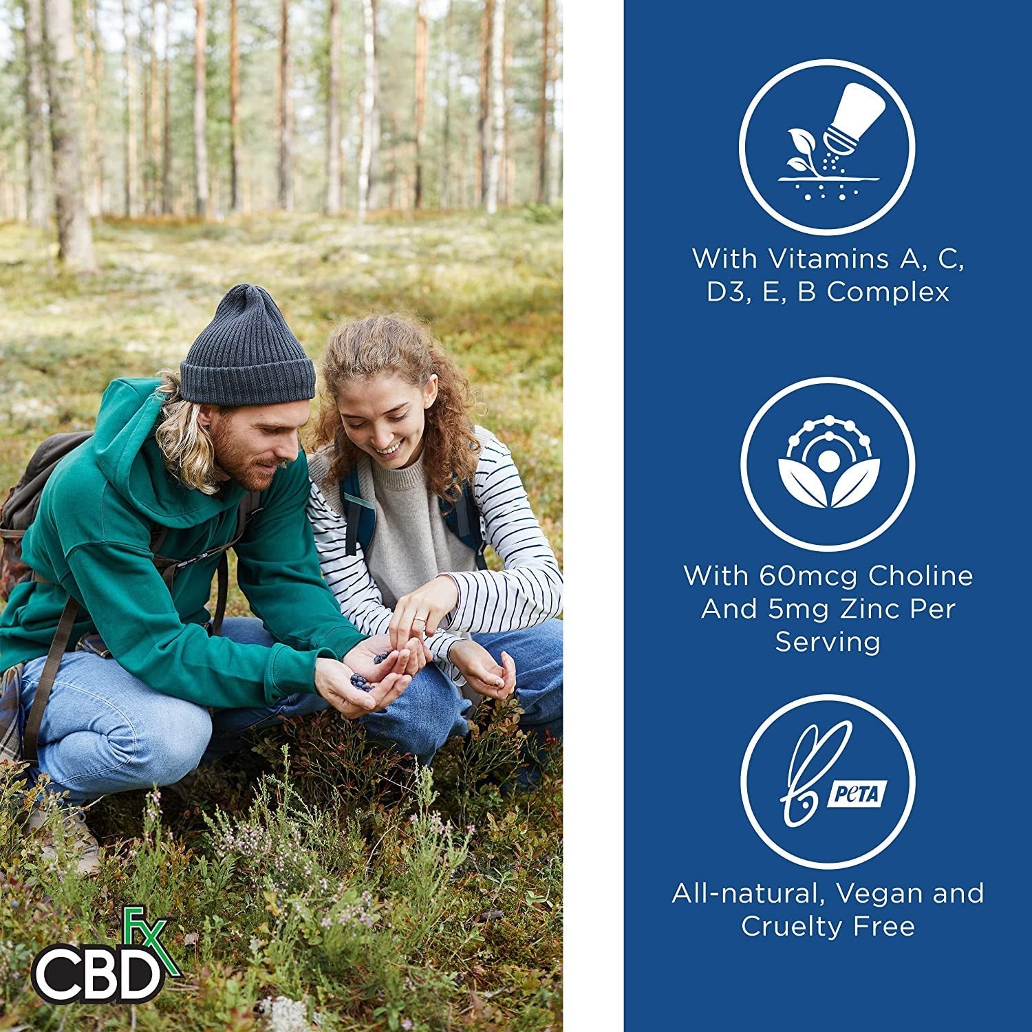 CBDfx CBD Gummies - Broad Spectrum Mens Multivitamin Gummies - 25MG - 1500MG Best Sales Price - Gummies