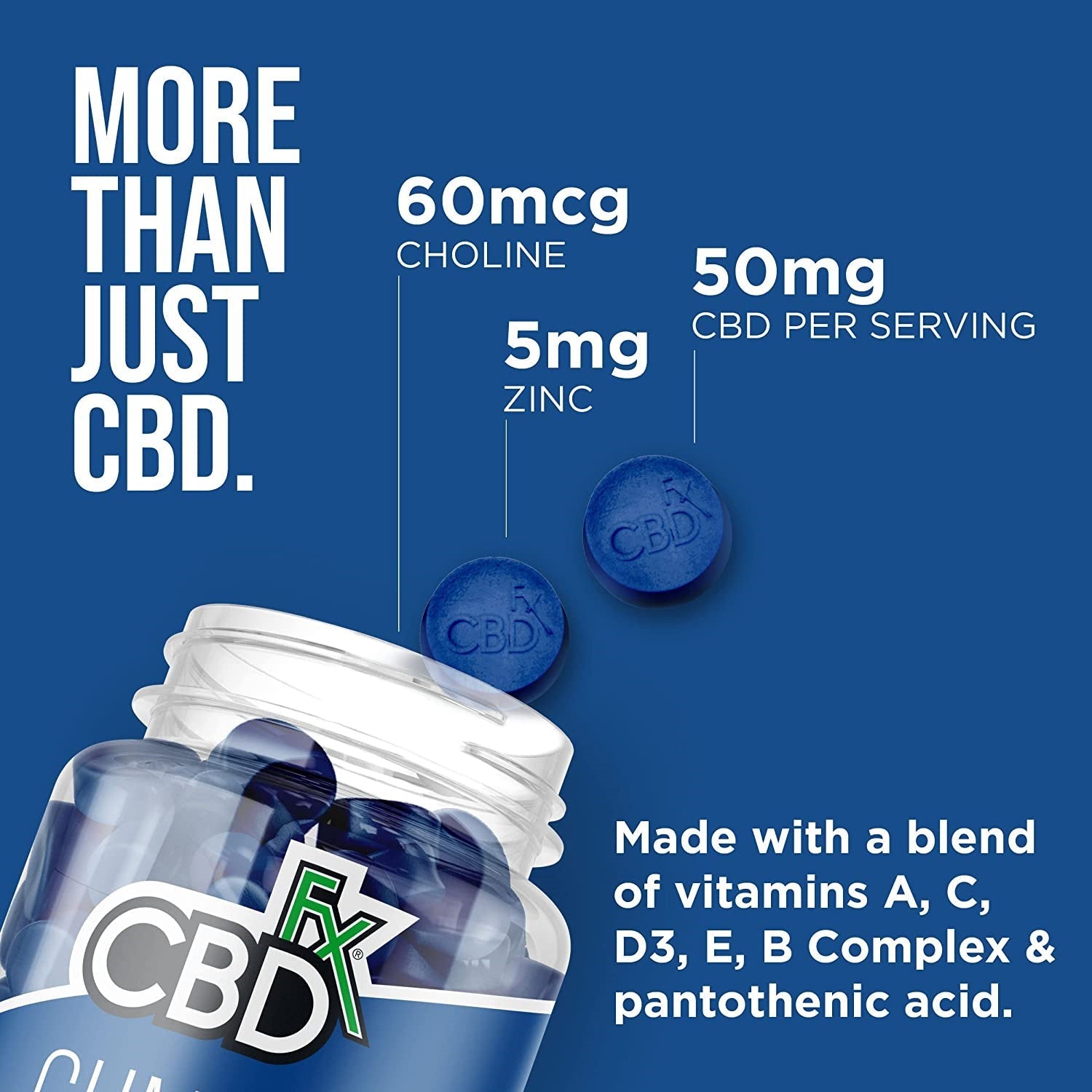 CBDfx CBD Gummies - Broad Spectrum Mens Multivitamin Gummies - 25MG - 1500MG Best Sales Price - Gummies