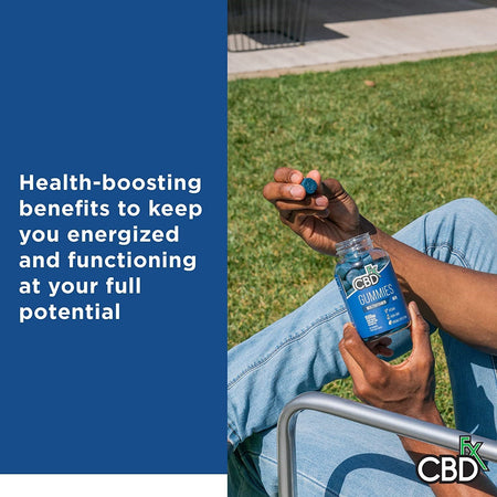 CBDfx CBD Gummies - Broad Spectrum Mens Multivitamin Gummies - 25MG - 1500MG Best Sales Price - Gummies