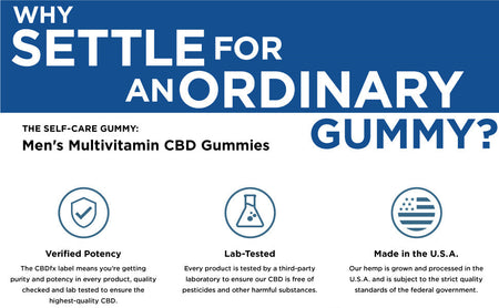 CBDfx CBD Gummies - Broad Spectrum Mens Multivitamin Gummies - 25MG - 1500MG Best Sales Price - Gummies