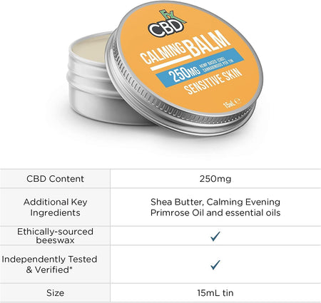 CBDfx Calming Balm 250mg CBD Best Sales Price - Topicals
