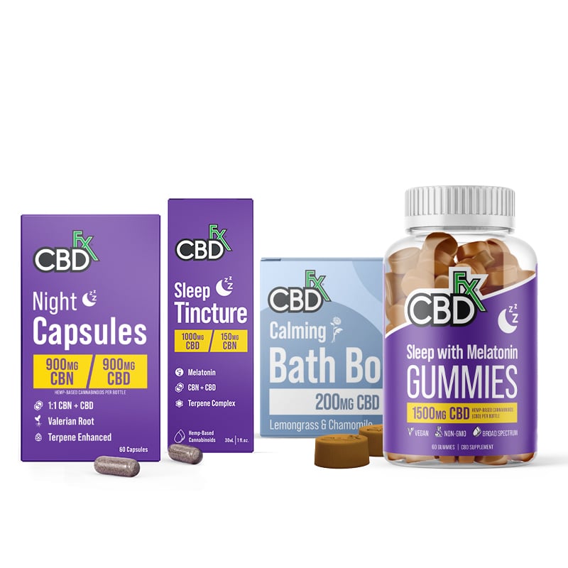 CBDfx CBD Sleep Set Bundle
