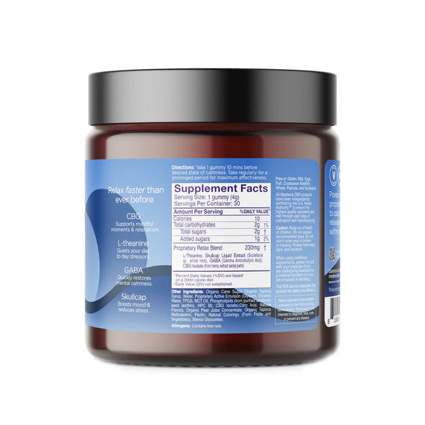 CBG Edible - Citrus Fast-Acting Relax Now Gummies - 5mg - By Medterra Best Sales Price - Edibles