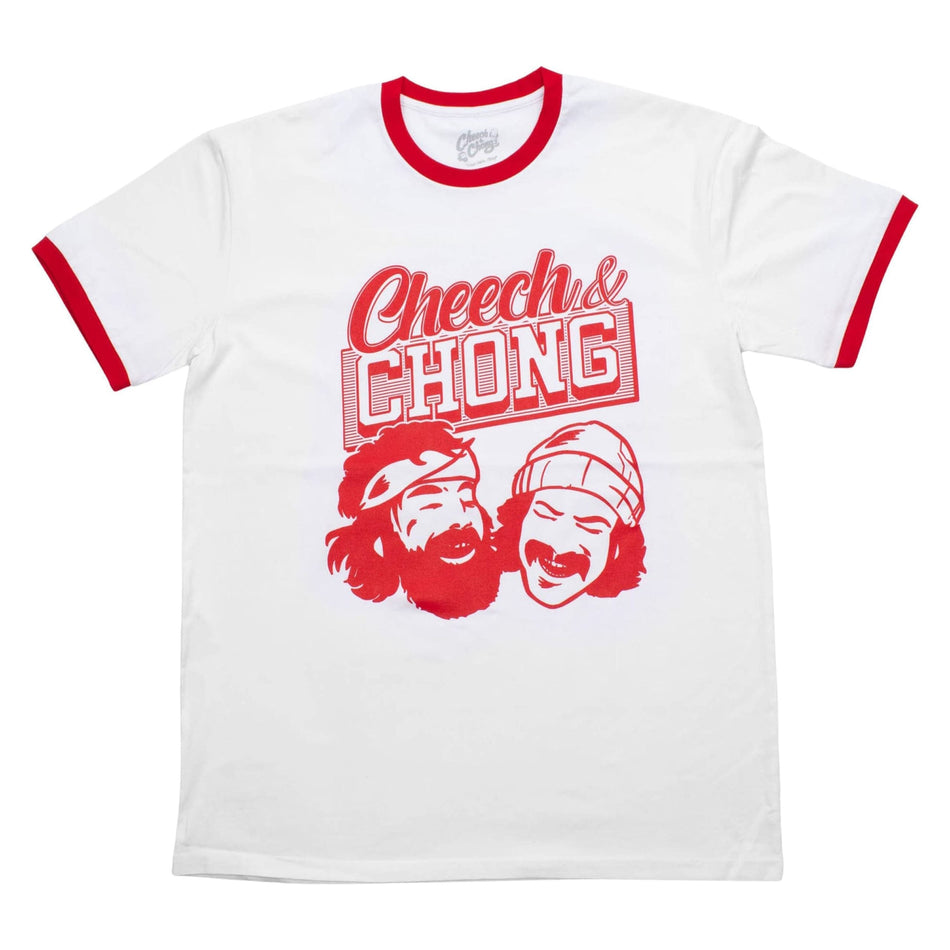 Cheech & Chong Retro Ringer Tee – Red