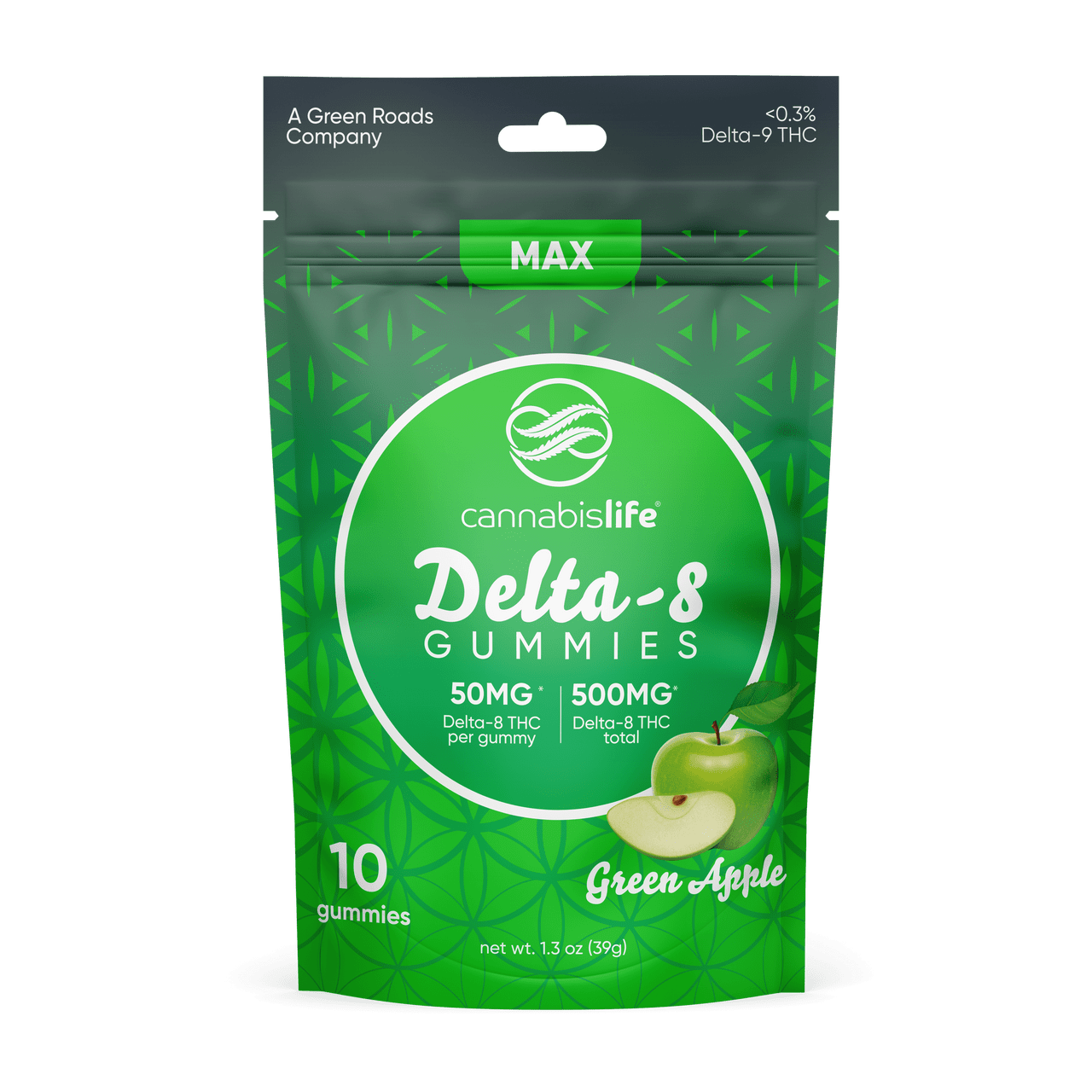 Cannabis Life Green Apple Delta-8 Gummies Best Sales Price - Gummies