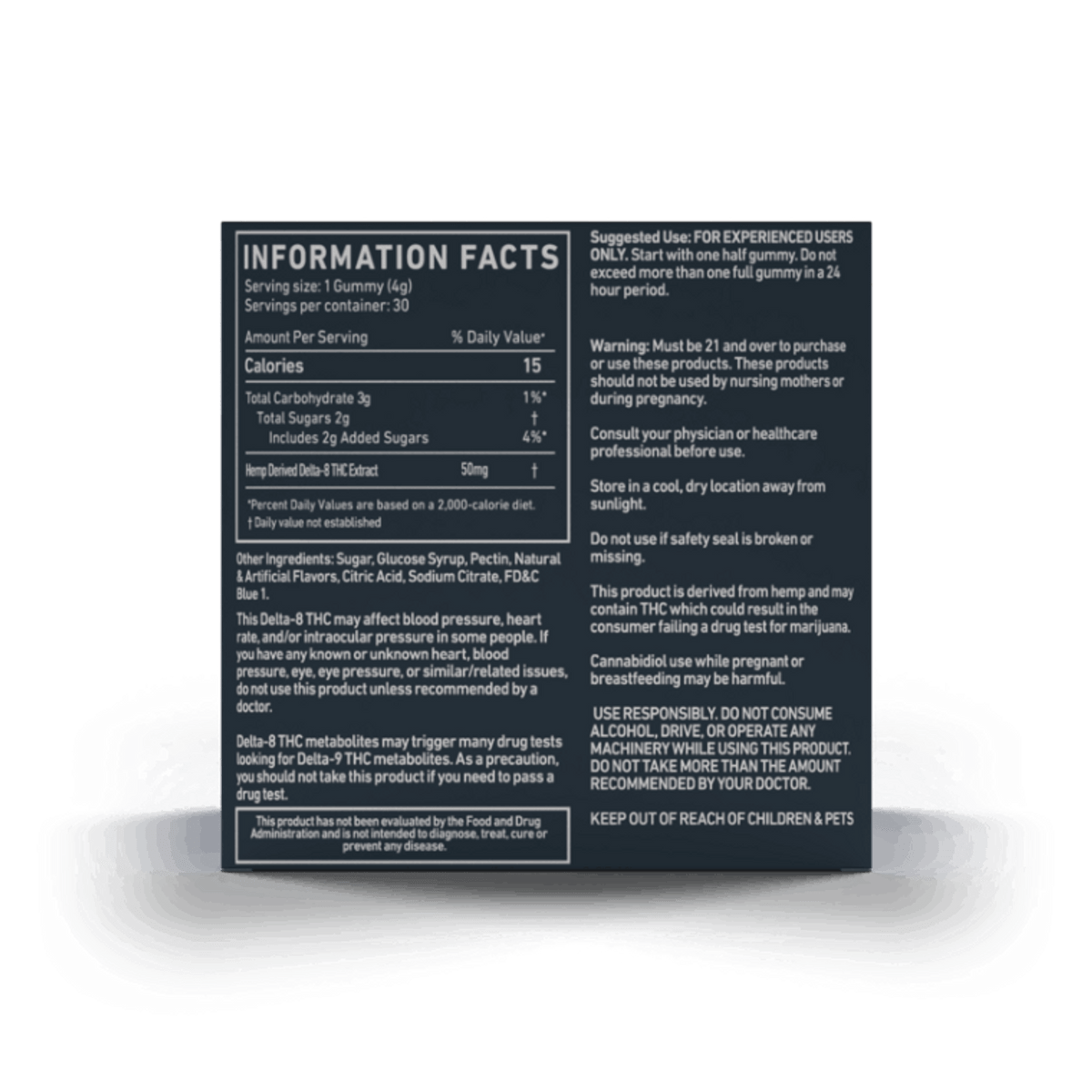 Cannabis Life BLUEBERRY PIE DELTA-8 GUMMIES – (30CT) 1500MG Best Sales Price - Gummies