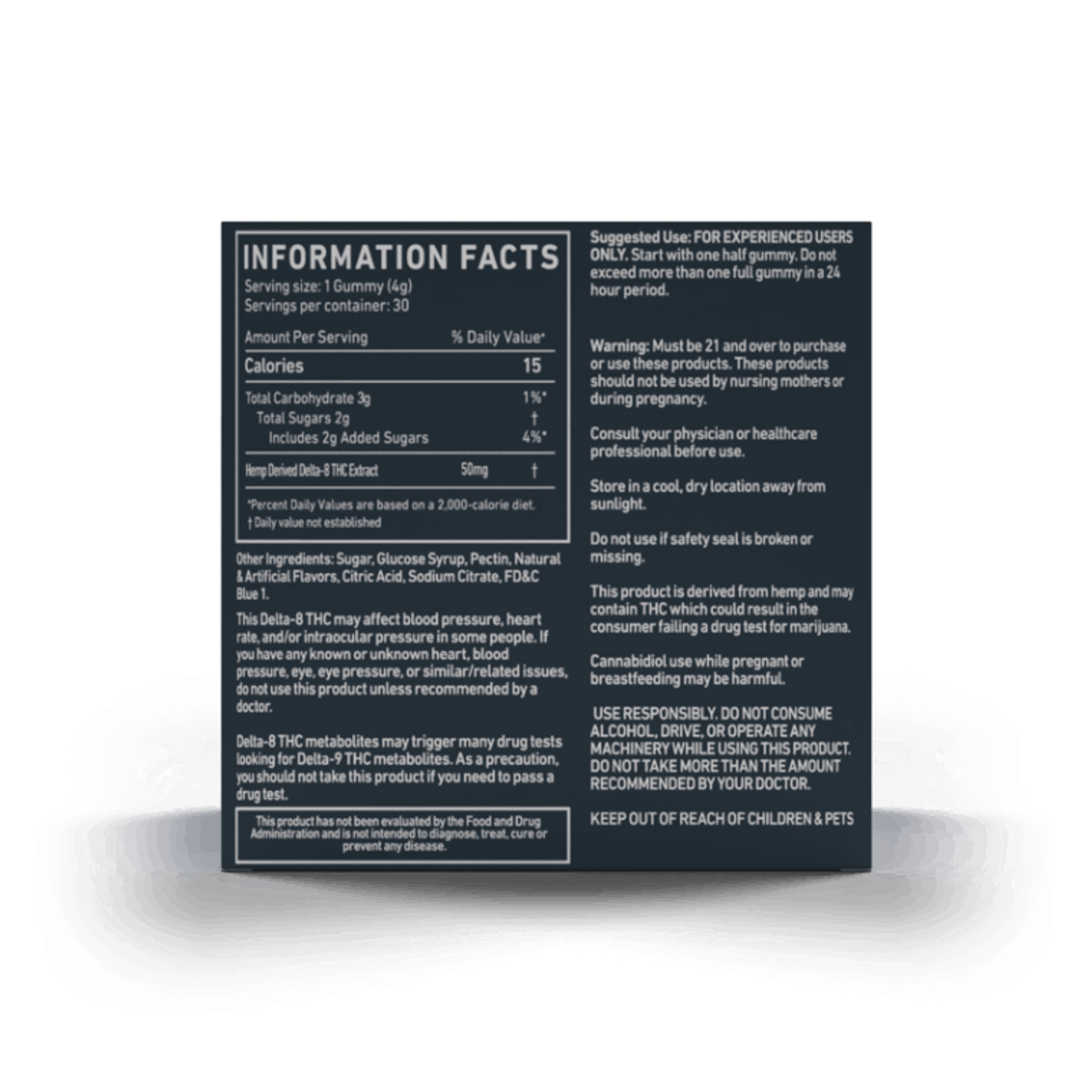 Cannabis Life BLUEBERRY PIE DELTA-8 GUMMIES – (30CT) 1500MG Best Sales Price - Gummies