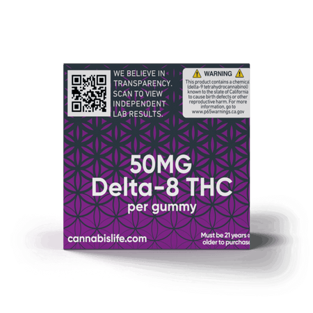 Cannabis Life KUSHBERRY DELTA-8 GUMMIES – (30CT) 1500MG Best Sales Price - Gummies