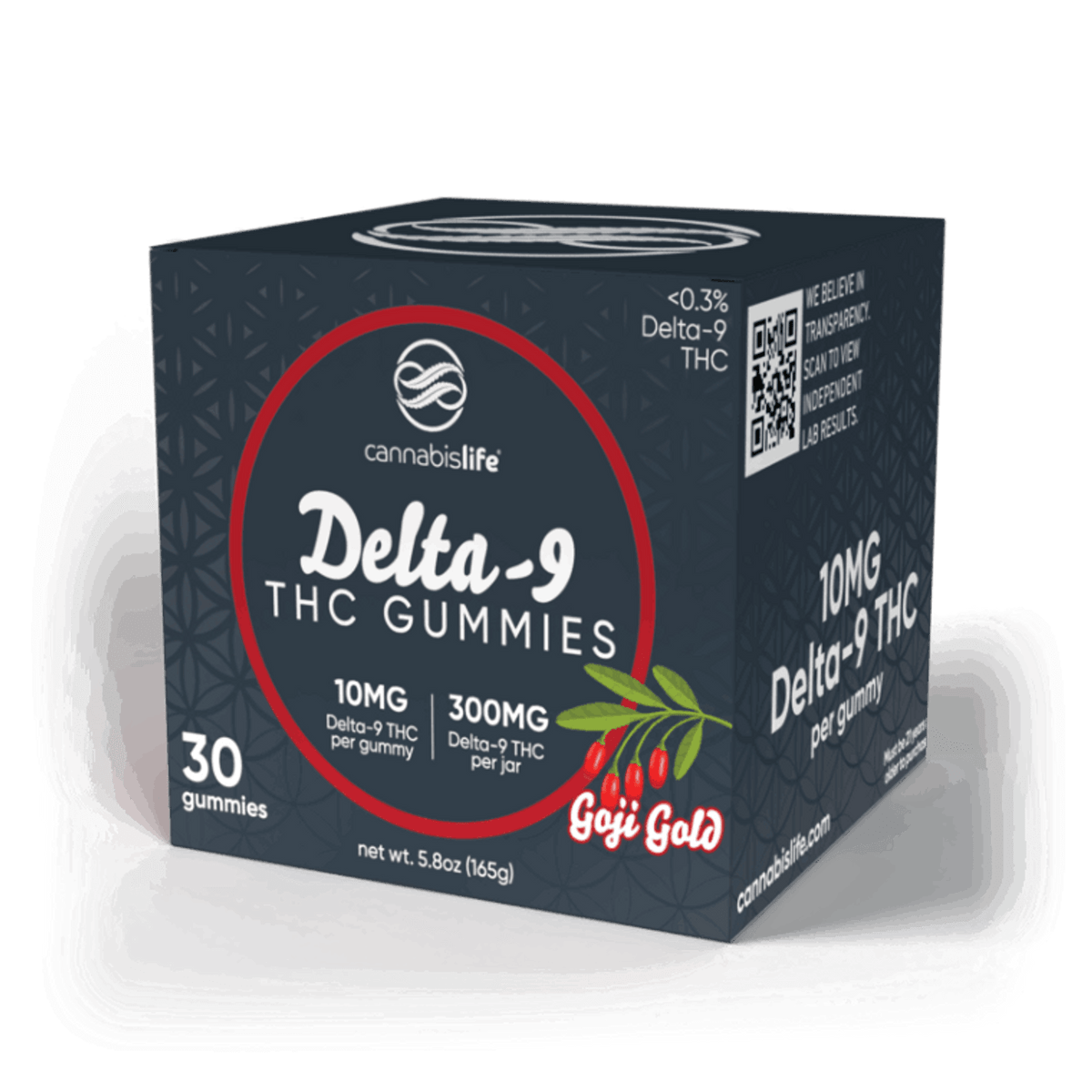Cannabis Life GOJI GOLD DELTA-9 GUMMIES - (30CT) 300MG Best Sales Price - Gummies