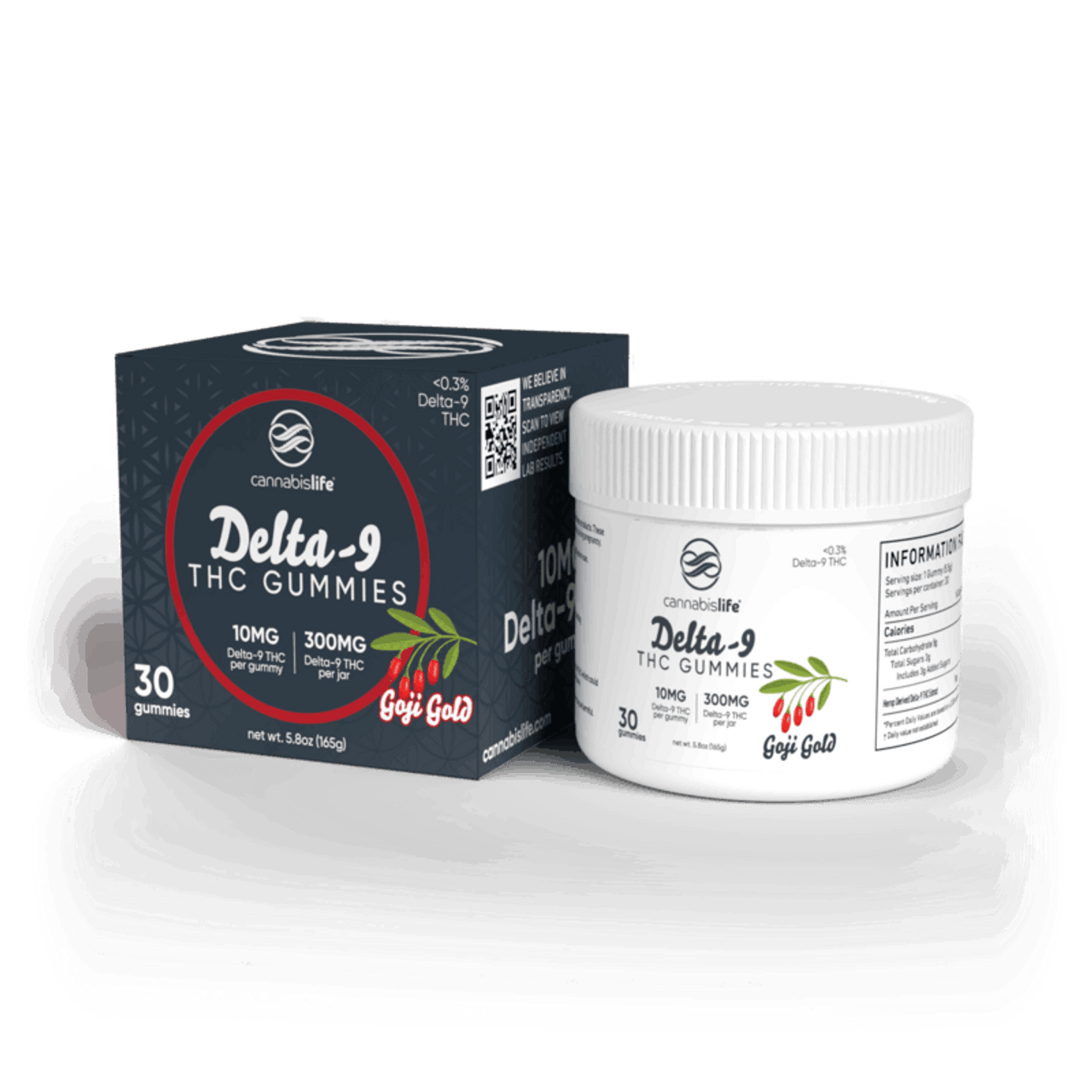 Cannabis Life GOJI GOLD DELTA-9 GUMMIES - (30CT) 300MG Best Sales Price - Gummies