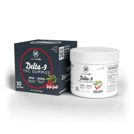 Cannabis Life GOJI GOLD DELTA-9 GUMMIES - (30CT) 300MG Best Sales Price - Gummies