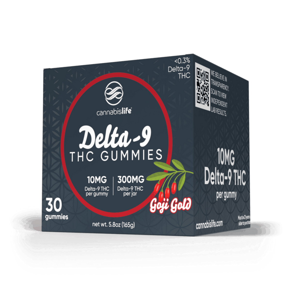 Cannabis Life GOJI GOLD DELTA-9 GUMMIES - (30CT) 300MG Best Sales Price - Gummies