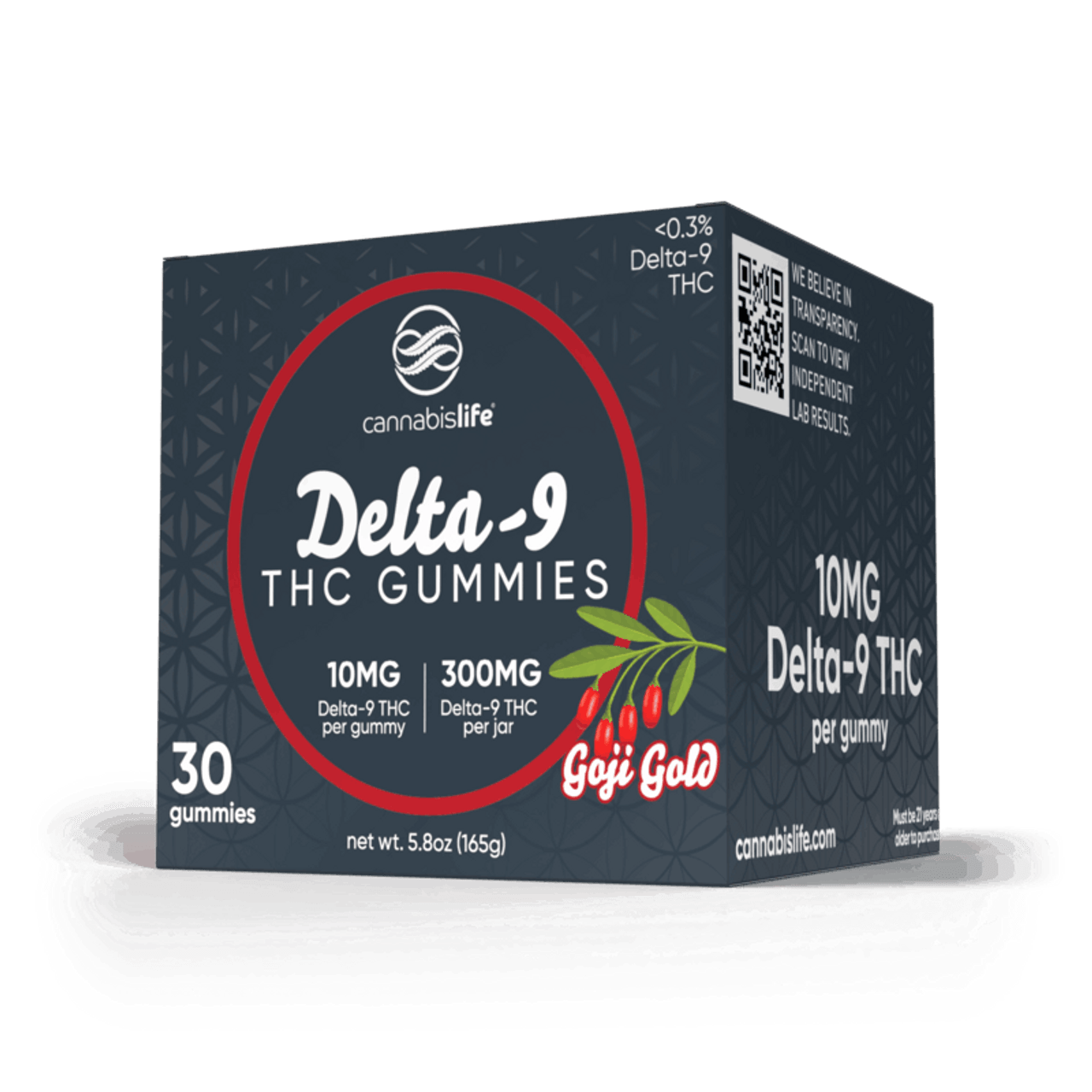 Cannabis Life GOJI GOLD DELTA-9 GUMMIES - (30CT) 300MG Best Sales Price - Gummies