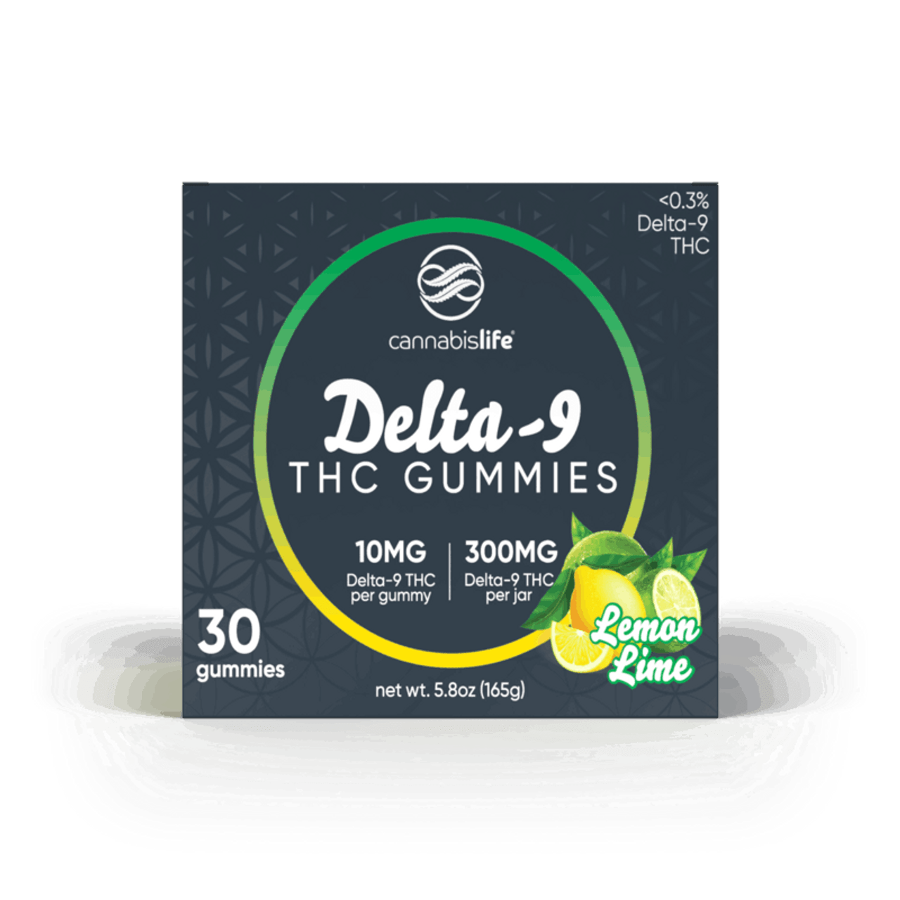 Cannabis Life LEMON LIME DELTA-9 GUMMIES - (30CT) 300MG Best Sales Price - Gummies