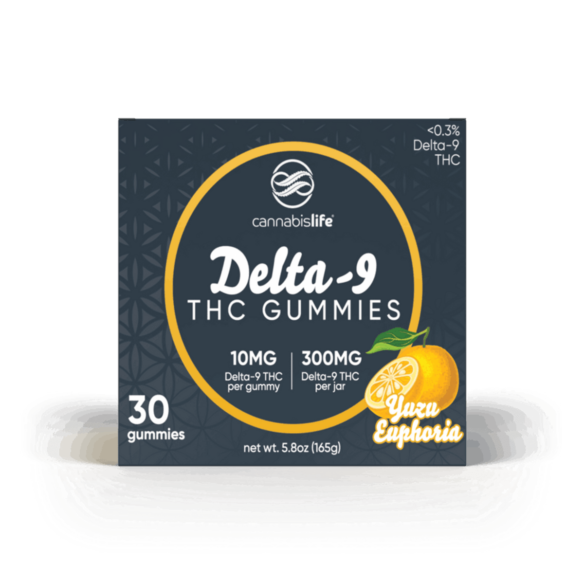 Cannabis Life YUZU EUPHORIA DELTA-9 GUMMIES - (30CT) 300MG Best Sales Price - Gummies
