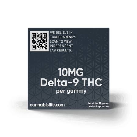 Cannabis Life YUZU EUPHORIA DELTA-9 GUMMIES - (30CT) 300MG Best Sales Price - Gummies