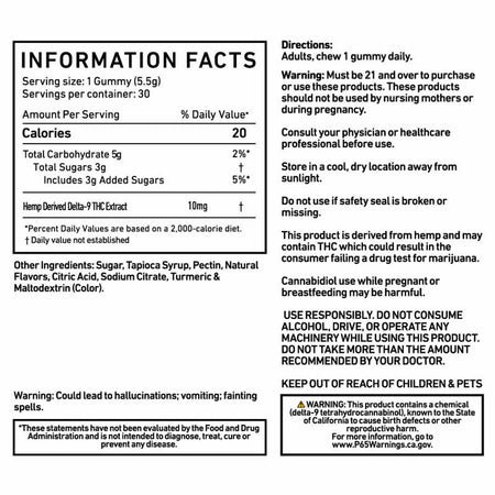 Cannabis Life YUZU EUPHORIA DELTA-9 GUMMIES - (30CT) 300MG Best Sales Price - Gummies