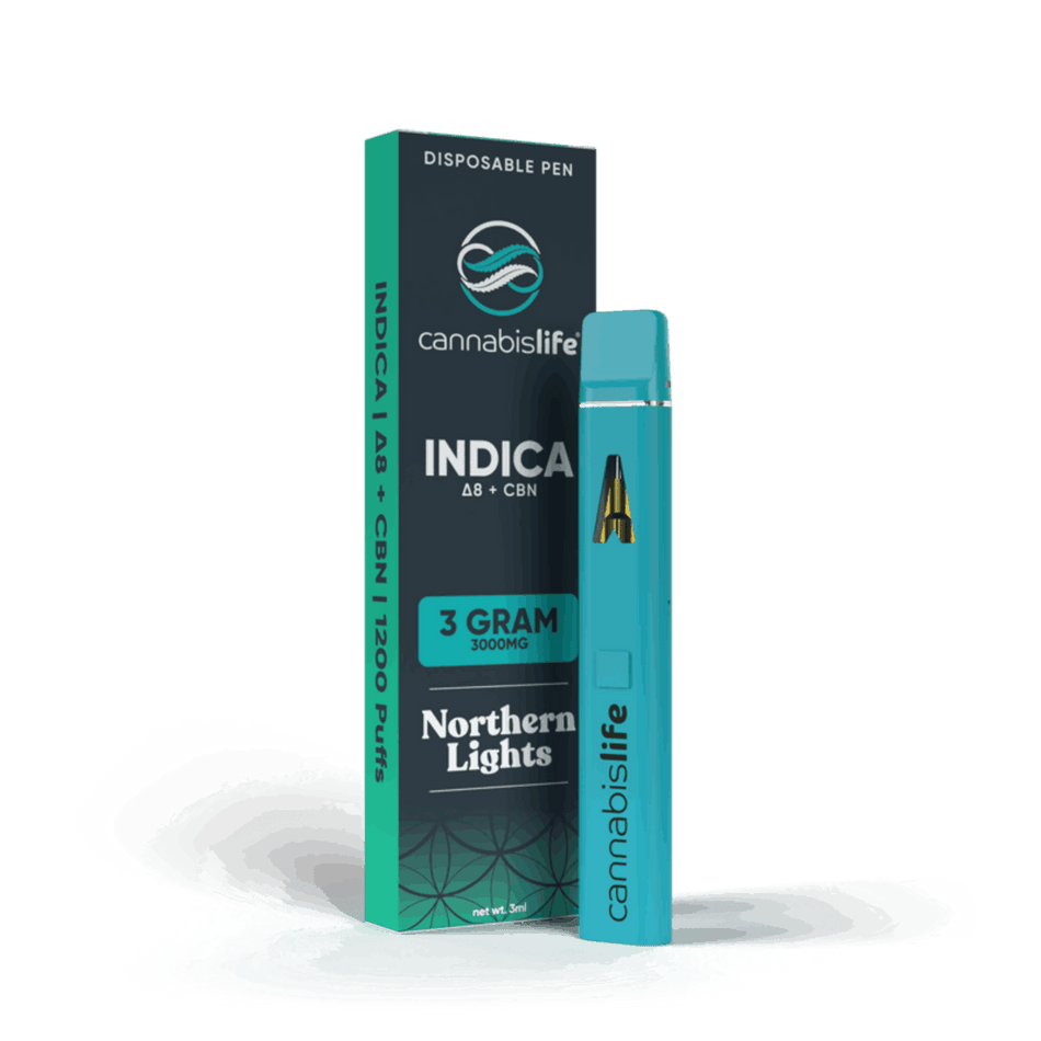 Northern Lights Indica Delta 8 Disposable Vape Pen 3ml