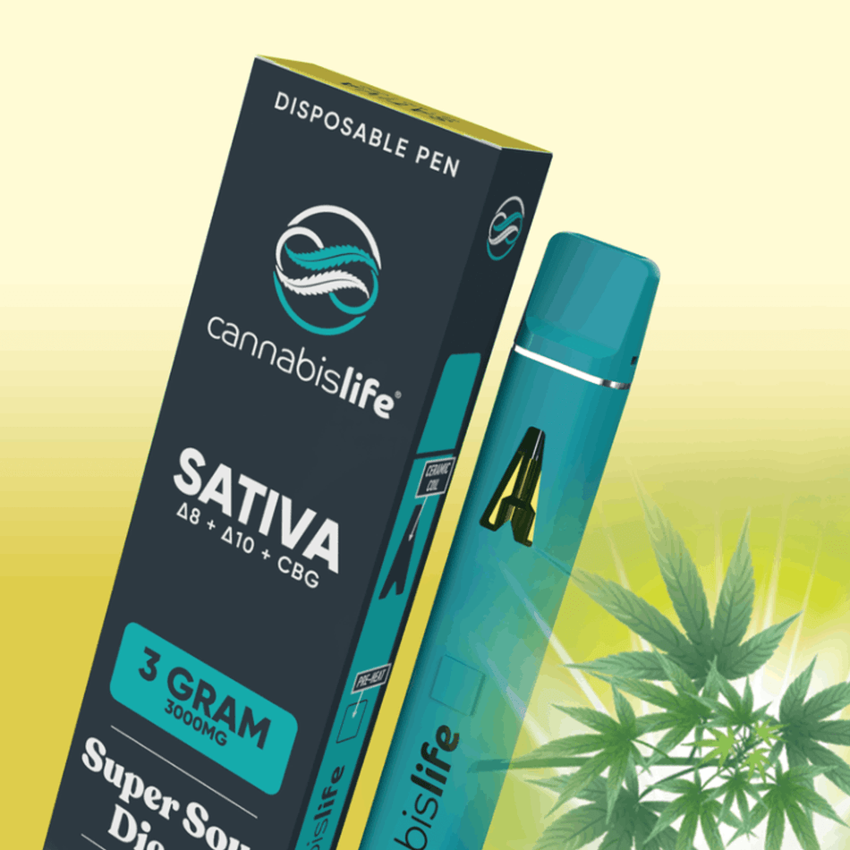 Super Sour Diesel Sativa Delta 8 Disposable Vape Pen 3ml