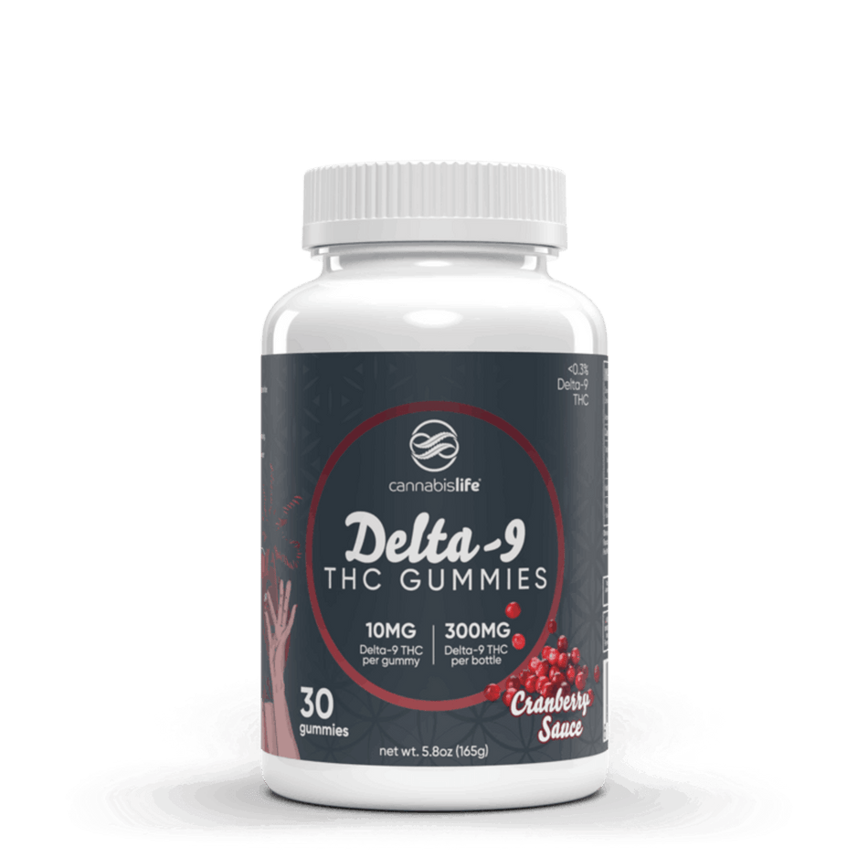Cranberry Sauce Delta 9 Gummies 30ct 300mg