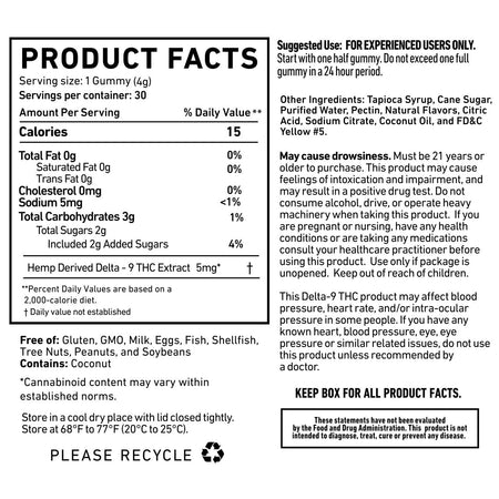 Cannabis Life STRAWNANA DELTA-9 GUMMIES - (30CT) 150MG Best Sales Price - Gummies