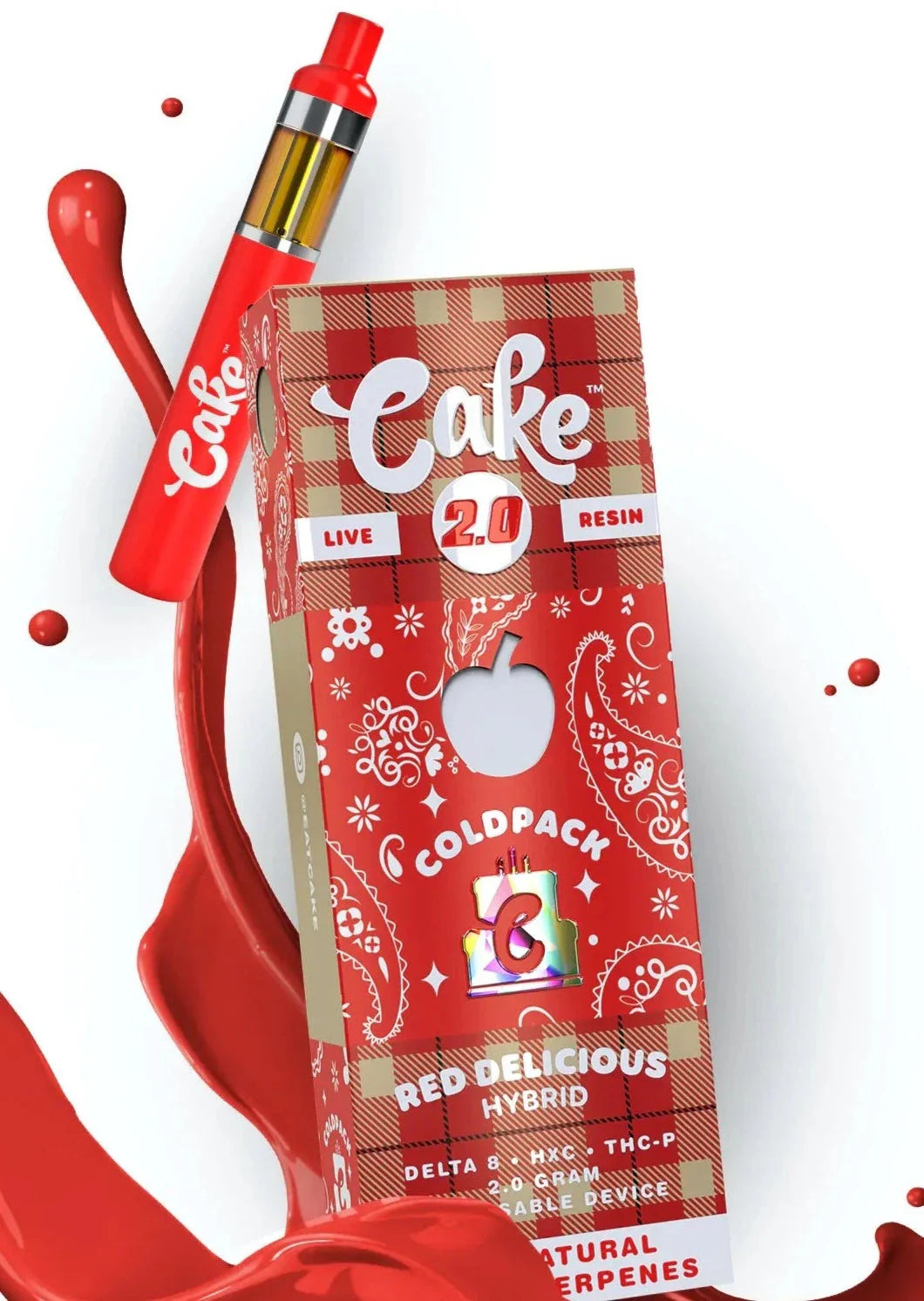 Cake 2.0 Coldpack D8 + HXC + THCP Disposables (2g) Best Sales Price - Vape Pens